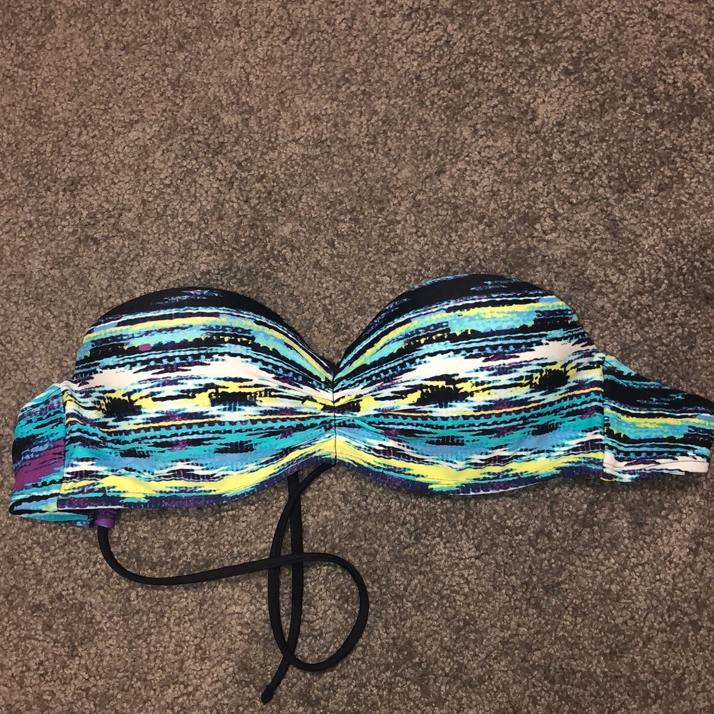 Bando push-up bathing suit top